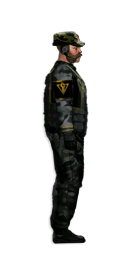 Warlord's Hat worn by a human.