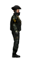 Commander's Uniform worn by a human.