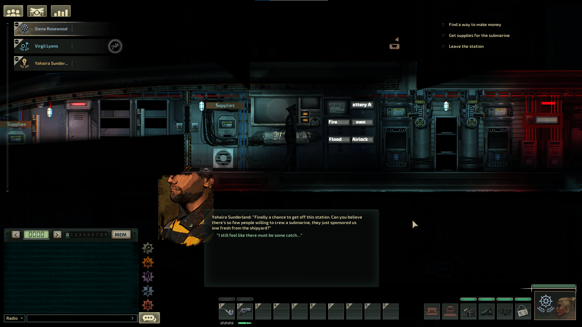 Barotrauma campaign tutorial dialogue