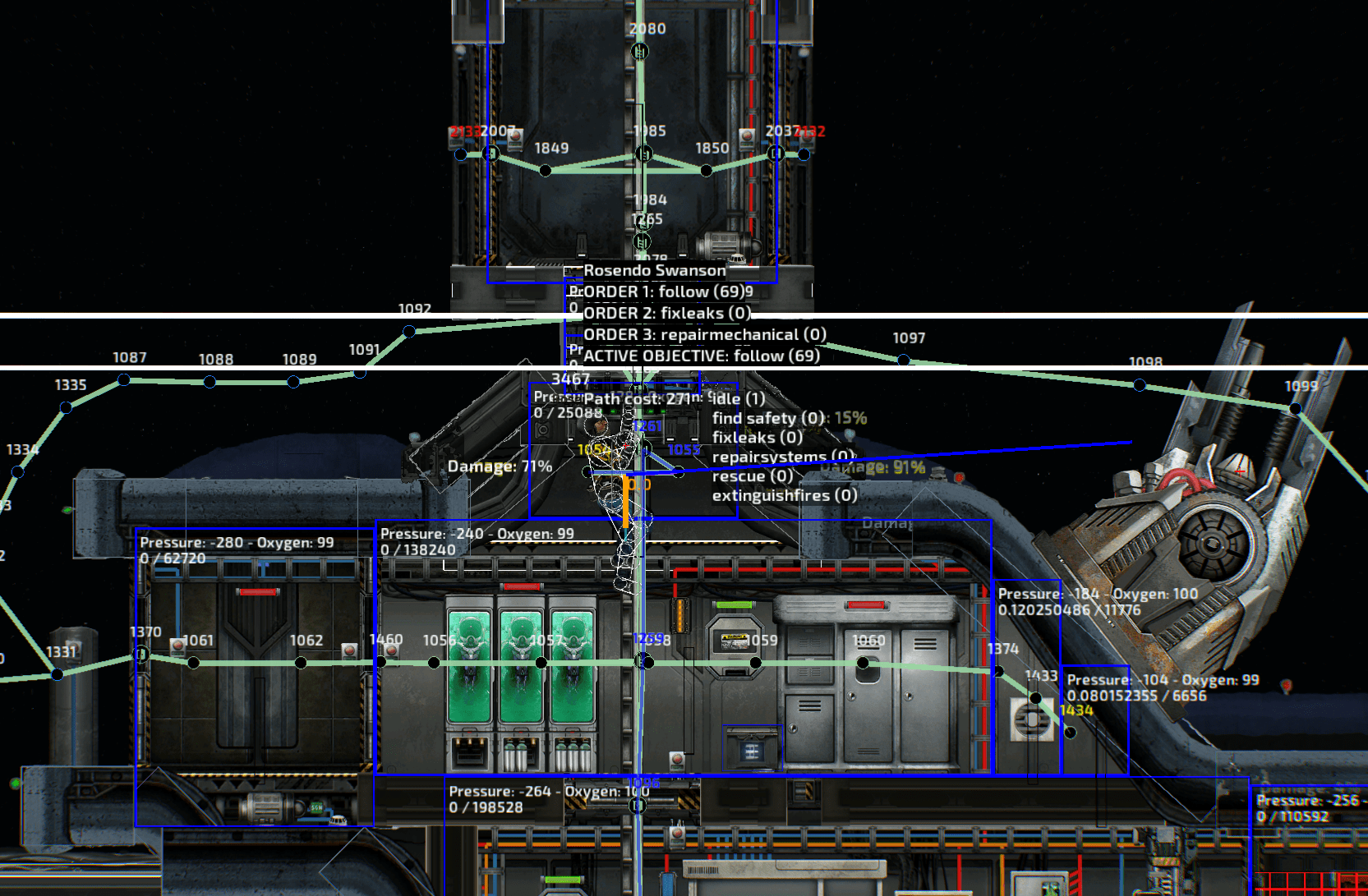 Barotrauma bot pathing issue example