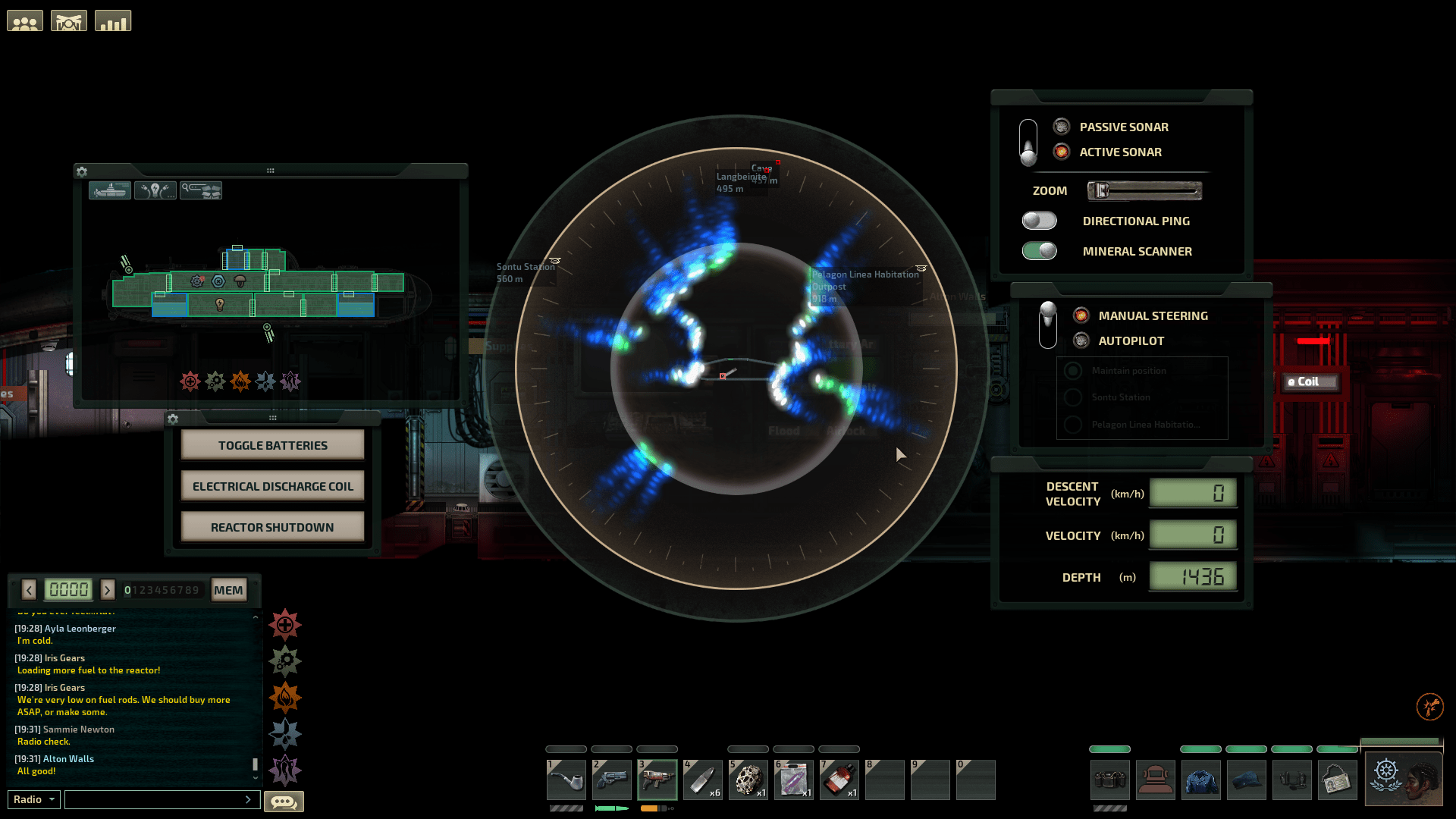 Barotrauma submarine stuck bug