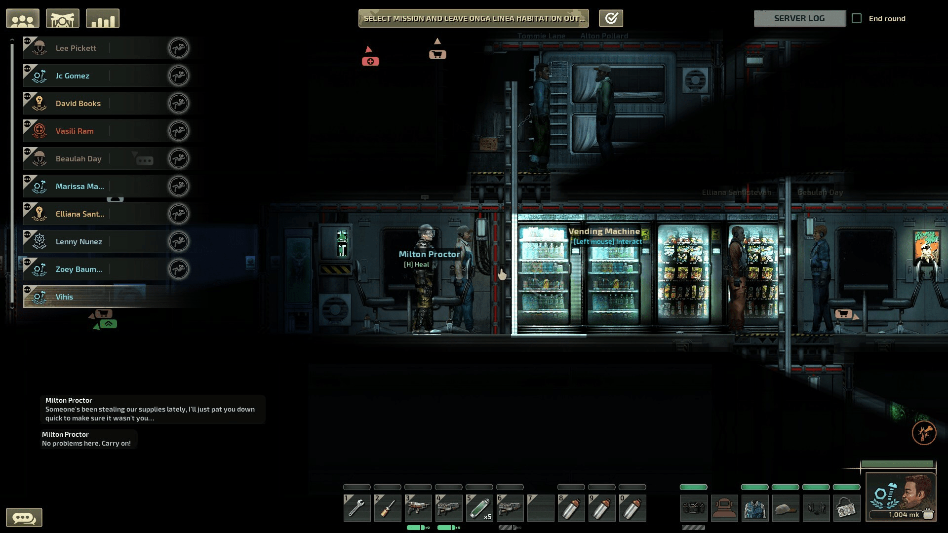 Barotrauma outpost security inspection